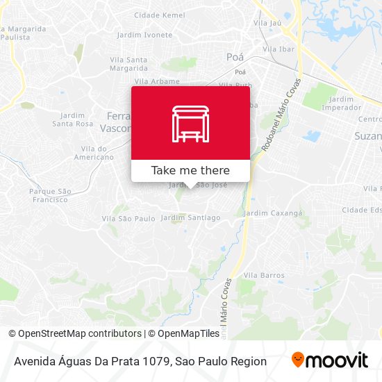 Avenida Águas Da Prata 1079 map