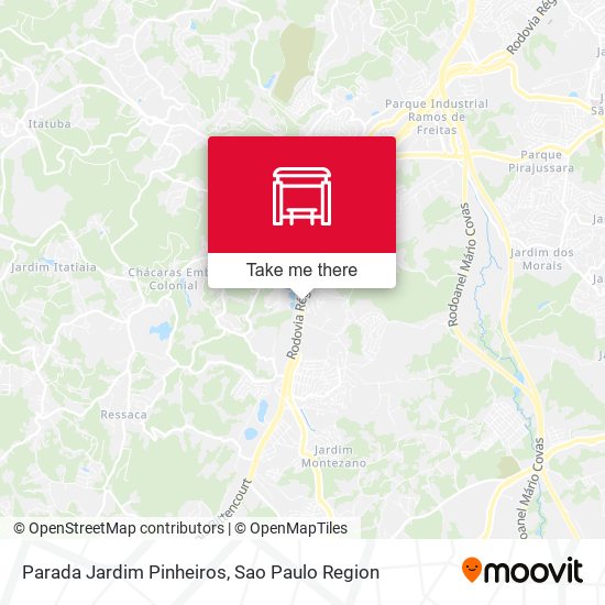 Parada Jardim Pinheiros map