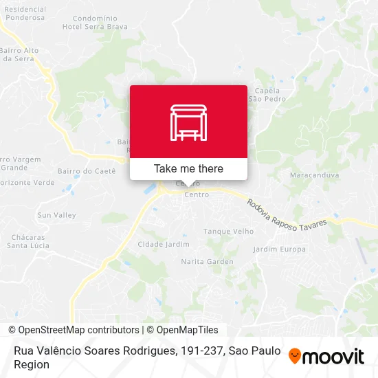 Rua Valêncio Soares Rodrigues, 191-237 map