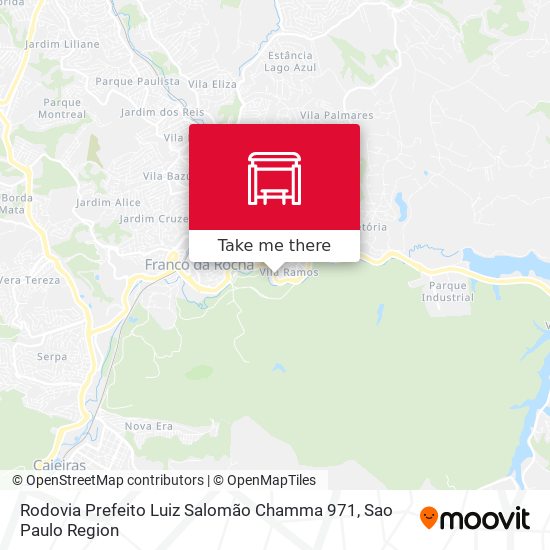 Rodovia Prefeito Luiz Salomão Chamma 971 map
