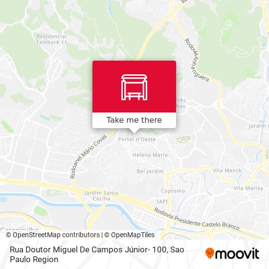 Rua Doutor Miguel De Campos Júnior- 100 map