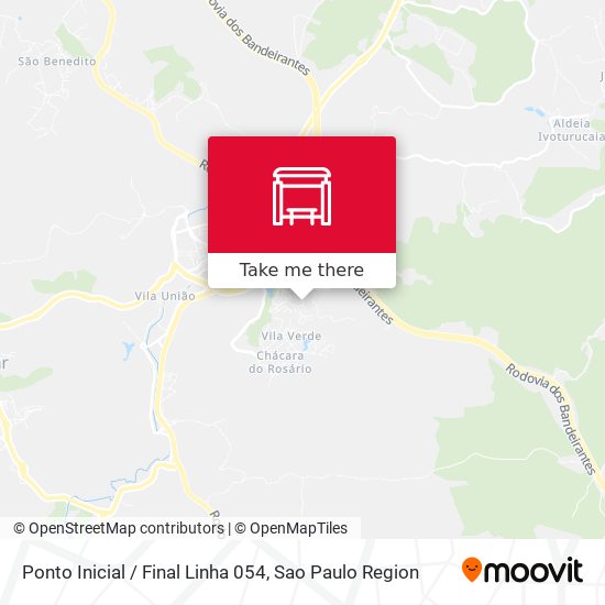 Ponto Inicial / Final Linha 054 map