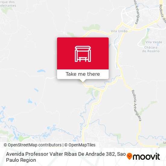Avenida Professor Valter Ribas De Andrade 382 map