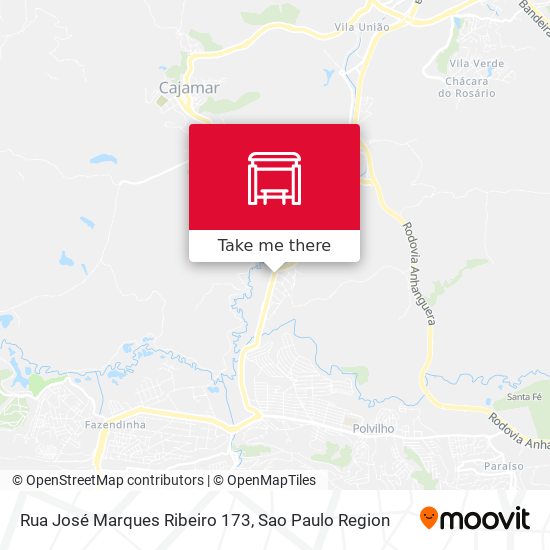 Rua José Marques Ribeiro 173 map