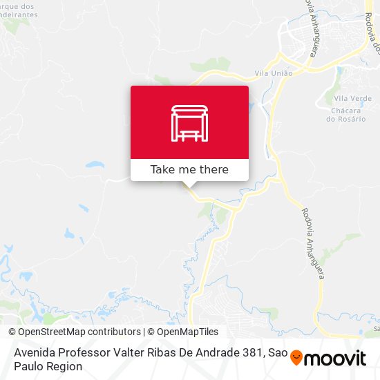 Avenida Professor Valter Ribas De Andrade 381 map