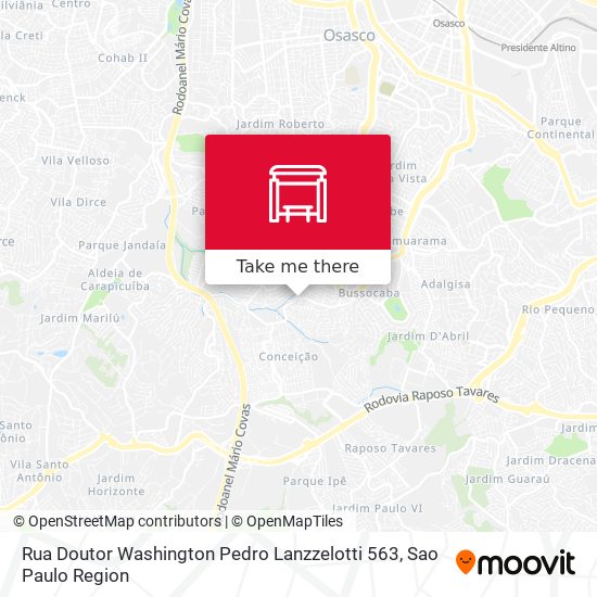 Rua Doutor Washington Pedro Lanzzelotti 563 map