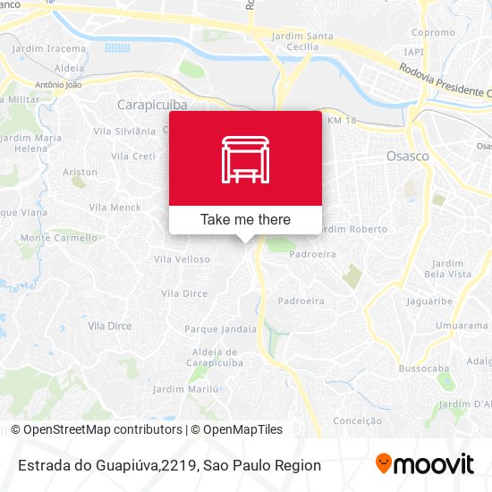 Estrada do Guapiúva,2219 map