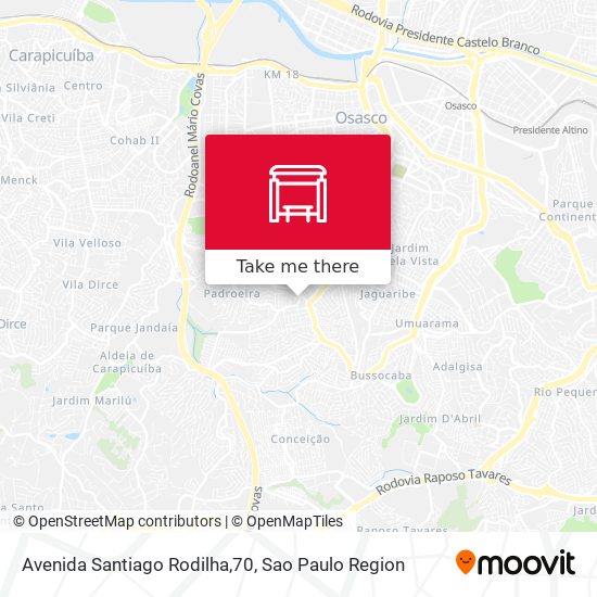 Avenida Santiago Rodilha,70 map