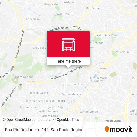 Rua Rio De Janeiro 142 map
