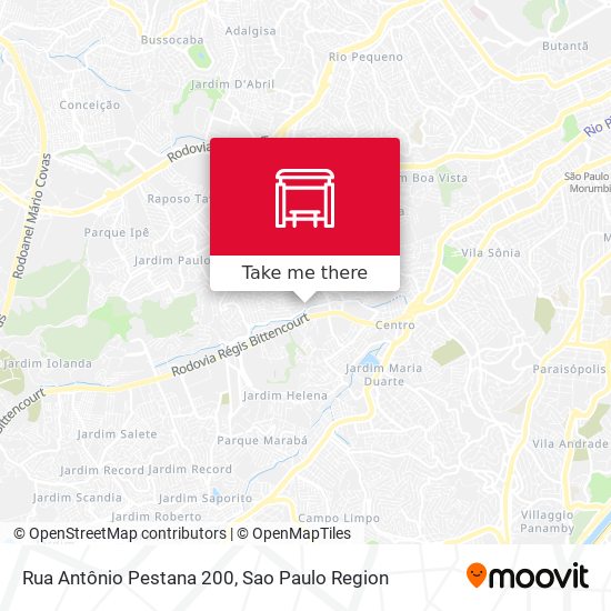 Rua Antônio Pestana 200 map