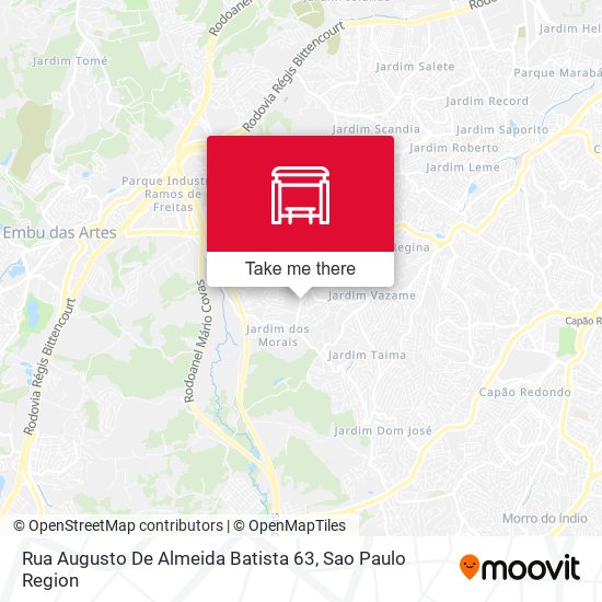 Rua Augusto De Almeida Batista 63 map