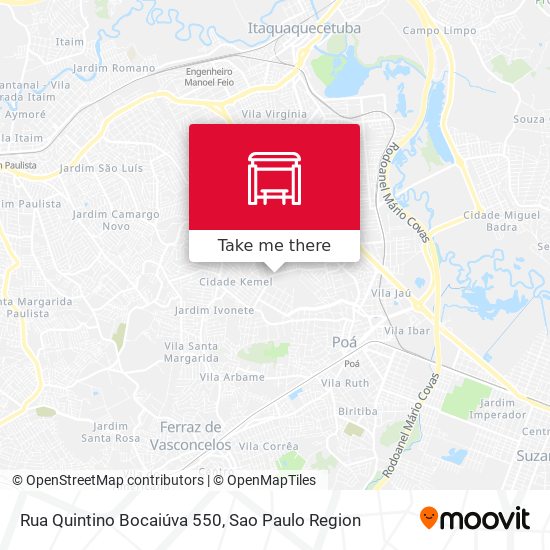 Rua Quintino Bocaiúva 550 map