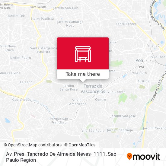 Av. Pres. Tancredo De Almeida Neves- 1111 map