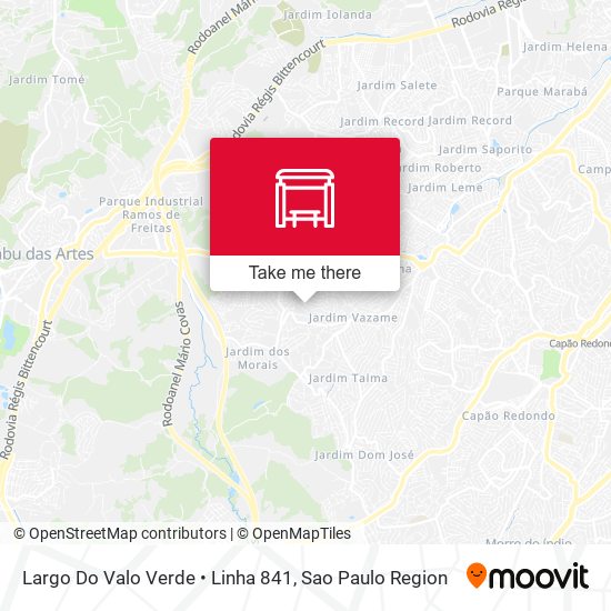 Mapa Largo Do Valo Verde • Linha 841