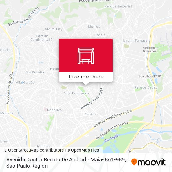 Mapa Avenida Doutor Renato De Andrade Maia- 861-989