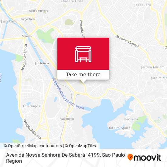 Mapa Avenida Nossa Senhora De Sabará- 4199