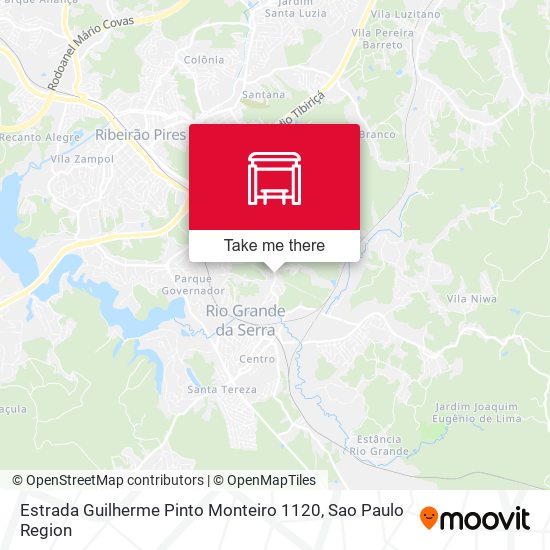 Estrada Guilherme Pinto Monteiro 1120 map