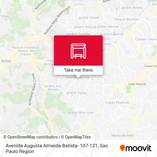 Avenida Augusta Almeida Batista- 107-121 map