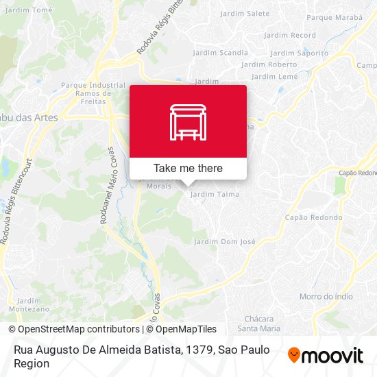 Rua Augusto De Almeida Batista, 1379 map