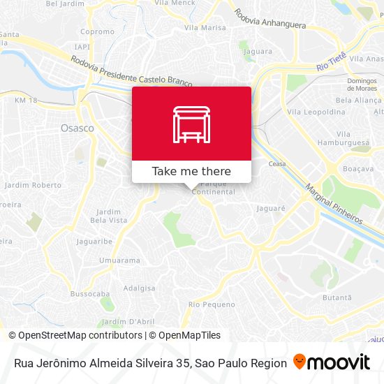 Mapa Rua Jerônimo Almeida Silveira 35