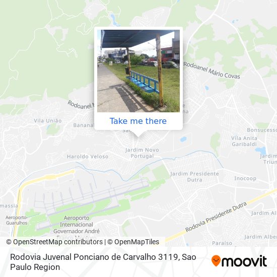 Rodovia Juvenal Ponciano de Carvalho 3119 map