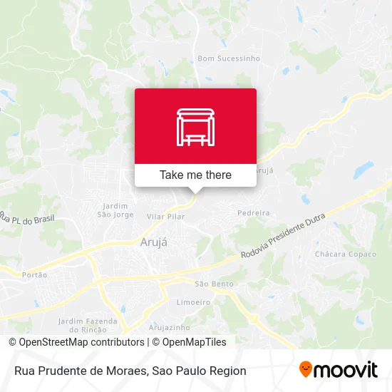 Rua Prudente de Moraes map
