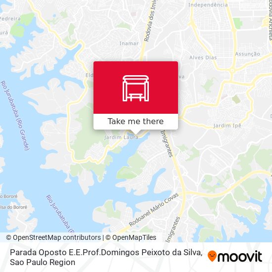 Mapa Parada Oposto E.E.Prof.Domingos Peixoto da Silva