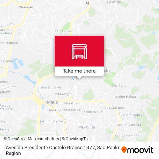 Avenida Presidente Castelo Branco,1377 map