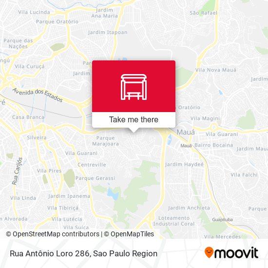 Rua Antônio Loro 286 map