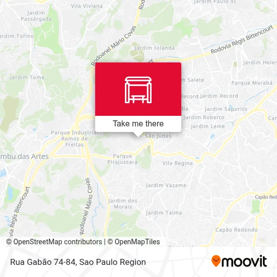 Rua Gabão 74-84 map