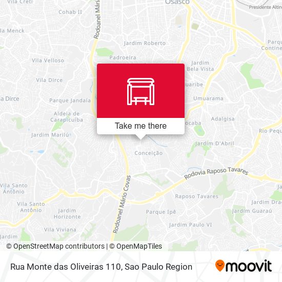 Rua Monte das Oliveiras 110 map