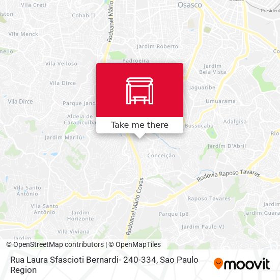 Rua Laura Sfascioti Bernardi- 240-334 map