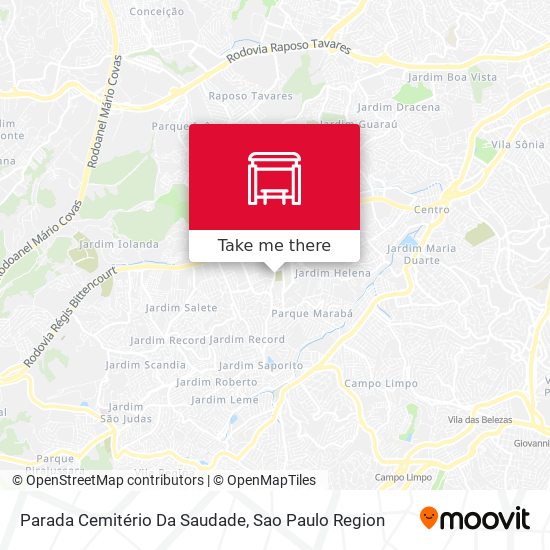 Parada Cemitério Da Saudade map