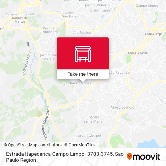 Estrada Itapecerica-Campo Limpo- 3703-3745 map