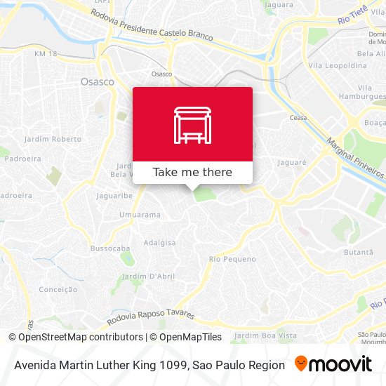 Avenida Martin Luther King 1099 map