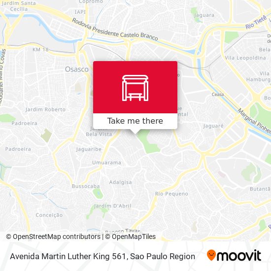 Avenida Martin Luther King 561 map