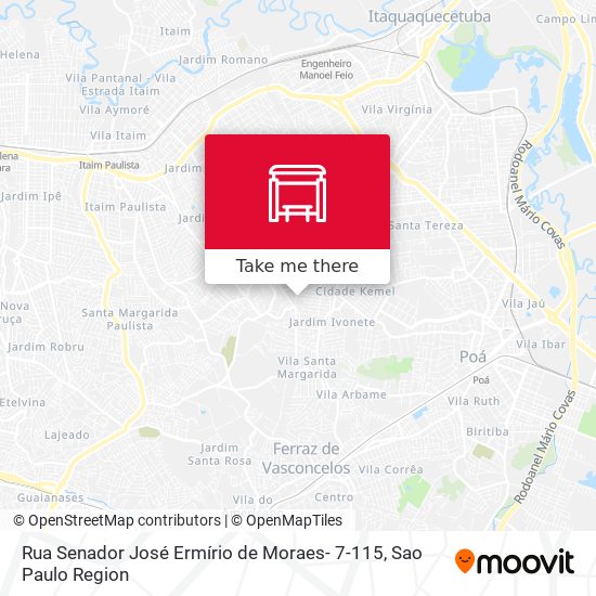 Rua Senador José Ermírio de Moraes- 7-115 map