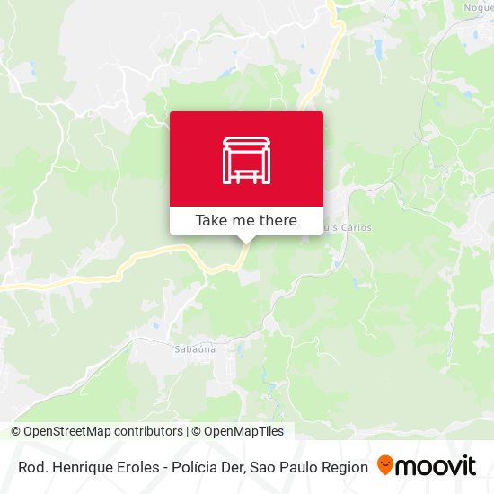 Rod. Henrique Eroles - Polícia Der map