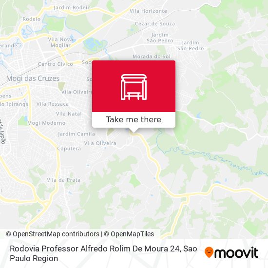 Rodovia Professor Alfredo Rolim De Moura 24 map