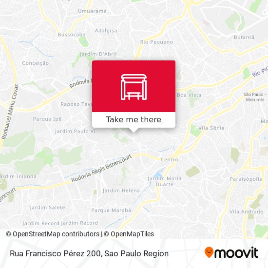 Rua Francisco Pérez 200 map