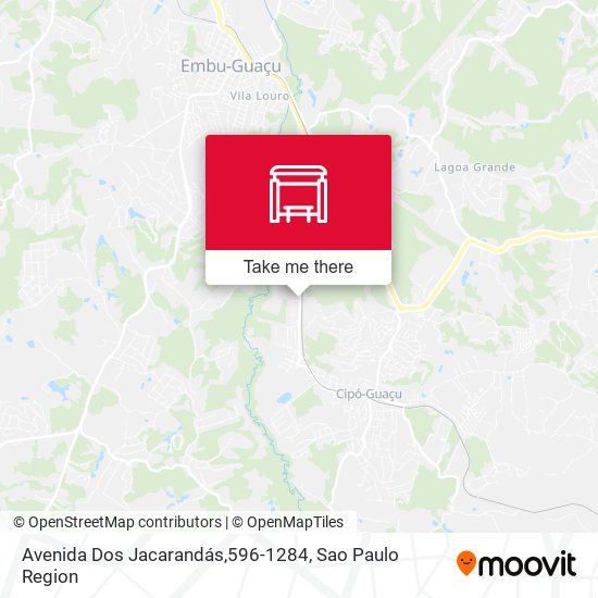 Avenida Dos Jacarandás,596-1284 map