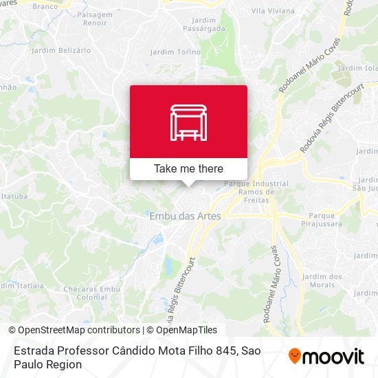 Estrada Professor Cândido Mota Filho 845 map
