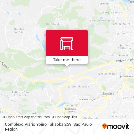 Complexo Viário Yojiro Takaoka 259 map