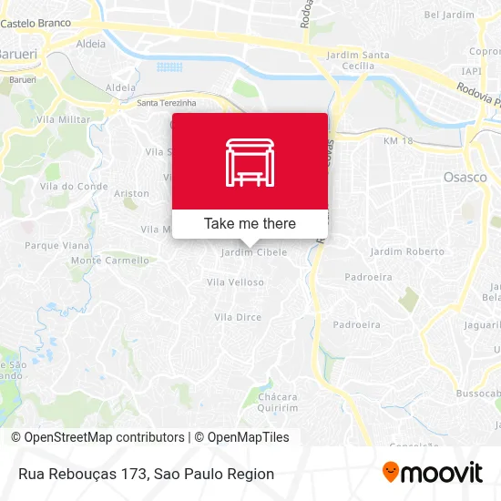 Rua Rebouças 173 map