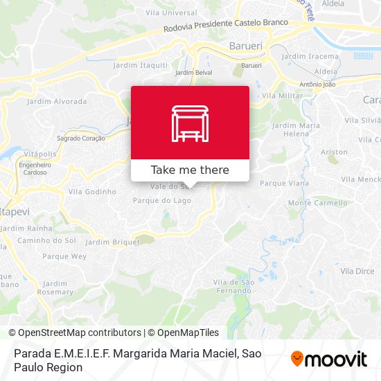 Parada E.M.E.I.E.F. Margarida Maria Maciel map