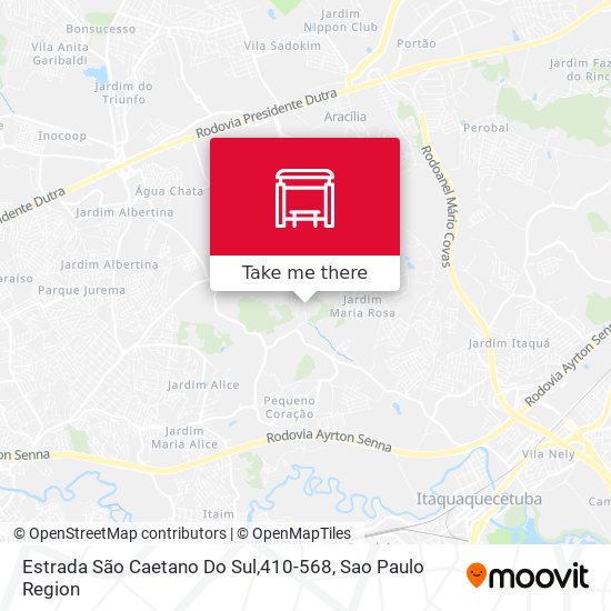 Estrada São Caetano Do Sul,410-568 map