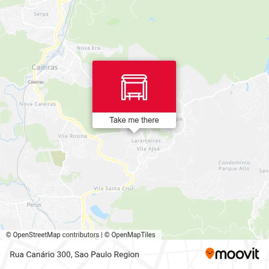 Rua Canário 300 map