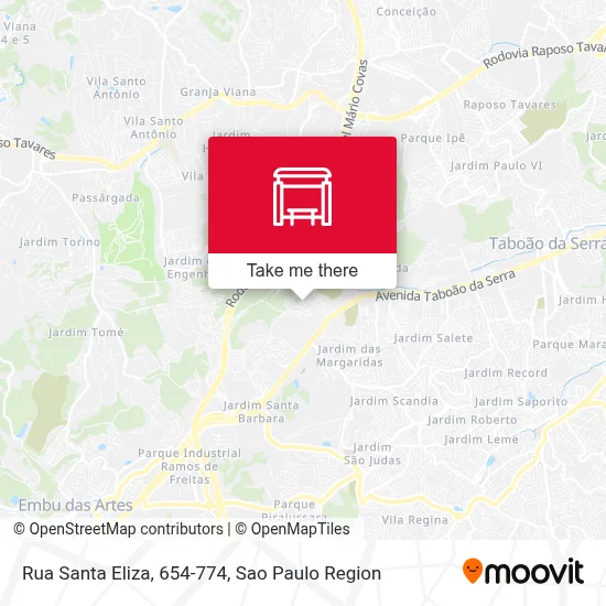 Rua Santa Eliza, 654-774 map