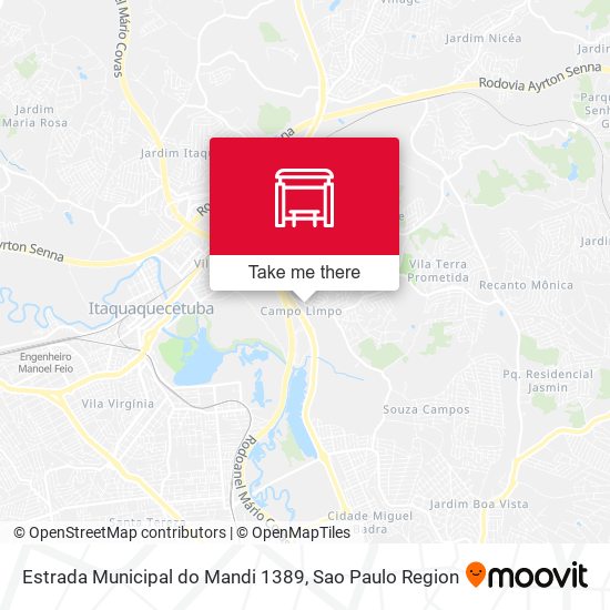Estrada Municipal do Mandi 1389 map