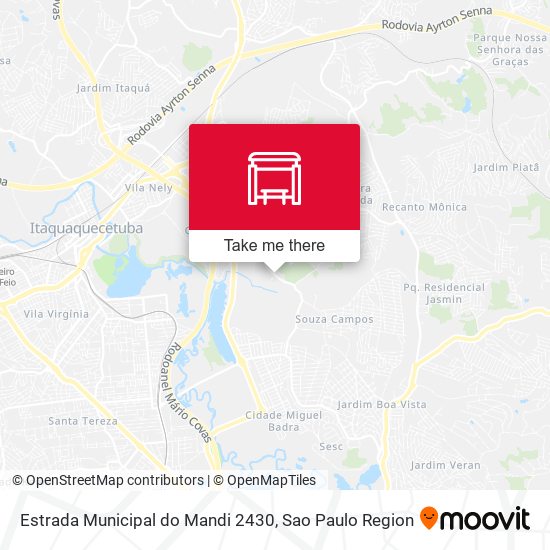 Estrada Municipal do Mandi 2430 map